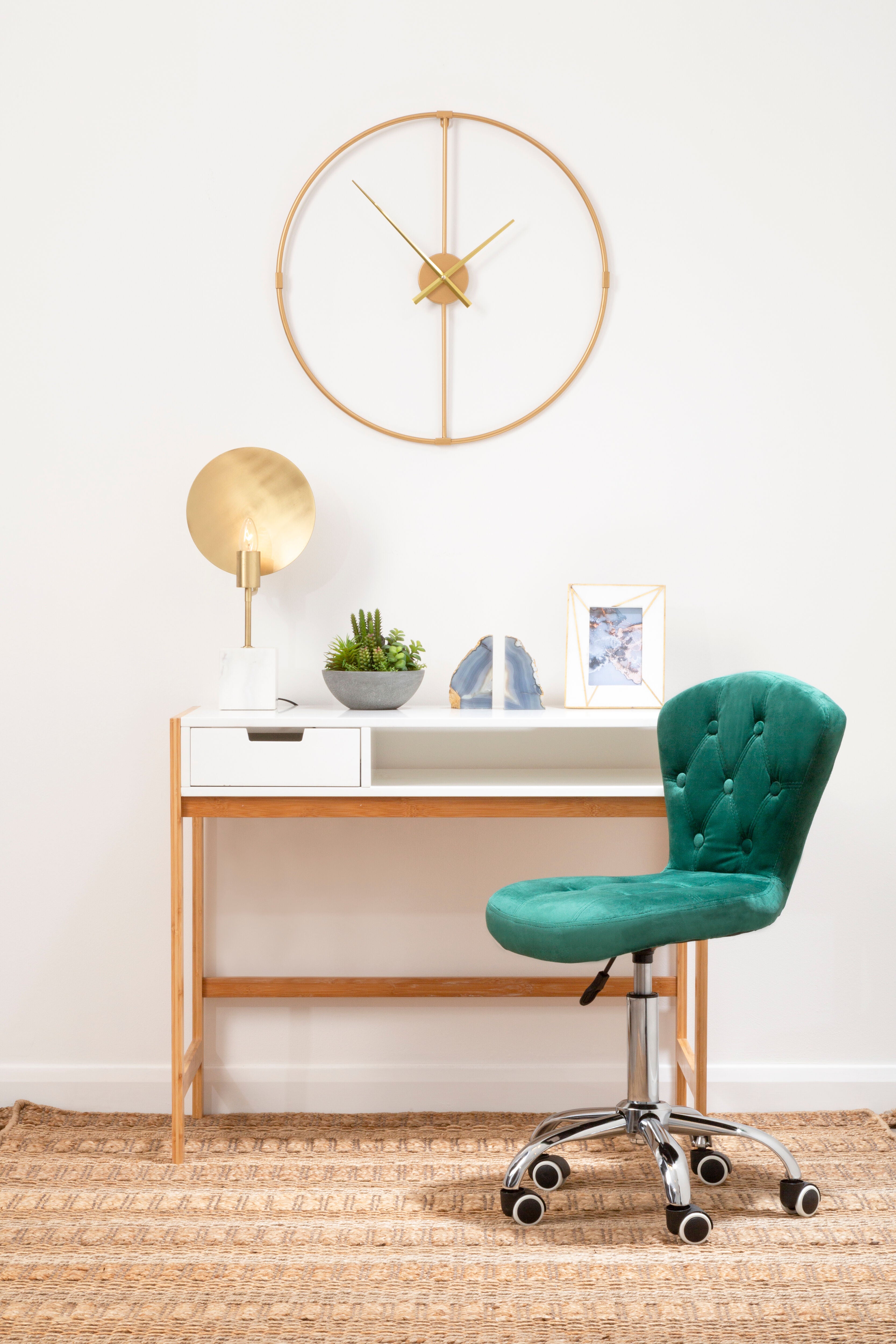 Flos White Marble & Gold Table Lamp